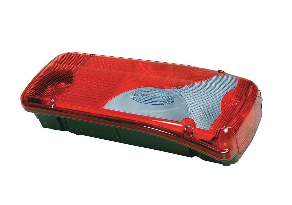 Rear lamp Right, additional conns, AMP 1.5 - 7 pin rear conn